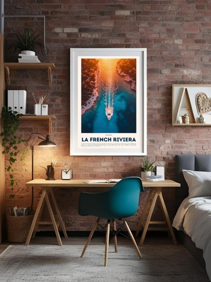 Posters de nos Régions - Affiche - French Riviera Multicolore - Kiabi