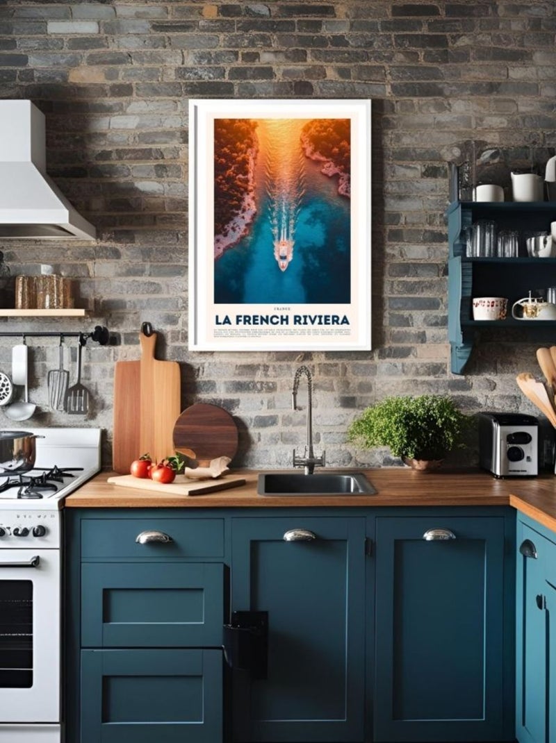 Posters de nos Régions - Affiche - French Riviera Multicolore - Kiabi
