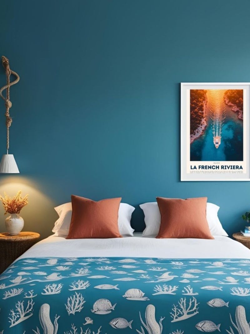 Posters de nos Régions - Affiche - French Riviera Multicolore - Kiabi
