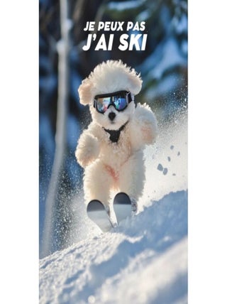 Posters de nos Régions - Affiche - Je peux pas j'ai ski