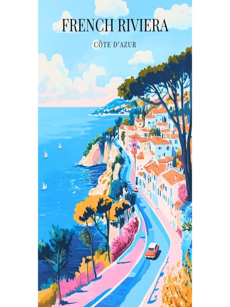 Posters de nos Régions - Affiche - La French Riviera Multicolore - Kiabi