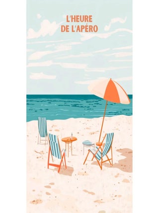 Posters de nos Régions - Affiche - L'heure de l'apéro