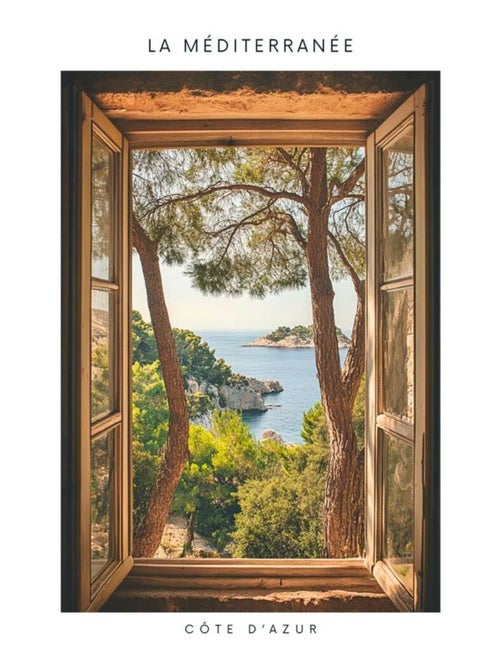 Posters de nos Régions - Affiche - Méditerranée Sud de la France - Kiabi