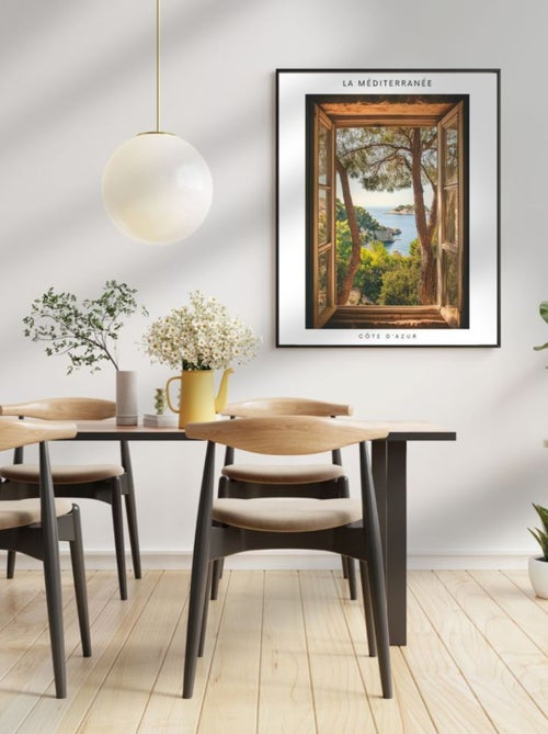 Posters de nos Régions - Affiche - Méditerranée Sud de la France - Kiabi