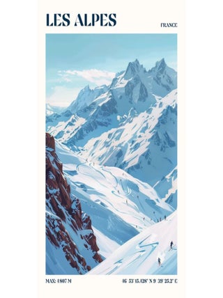 Posters de nos Régions - Affiche - Posters Des Alpes