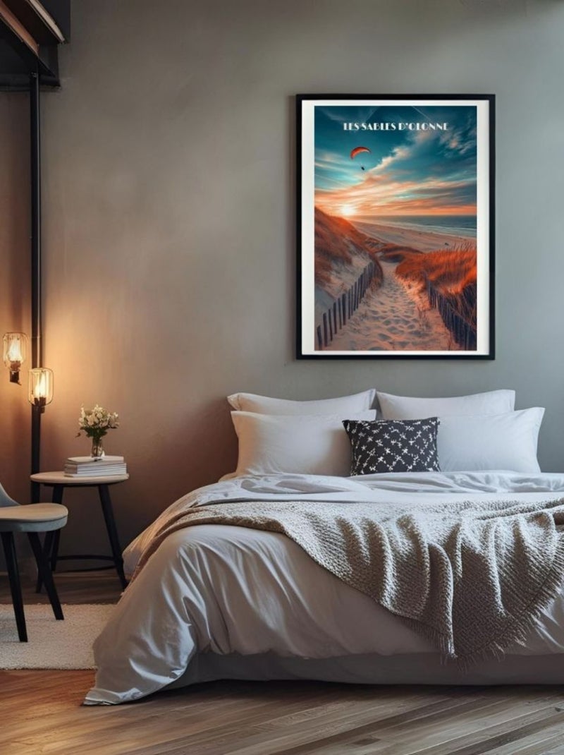 Posters de nos Régions - Affiche - Sables d'Olonne Multicolore - Kiabi