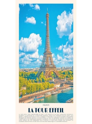 Posters de nos Régions - Affiche - Tour Eiffel