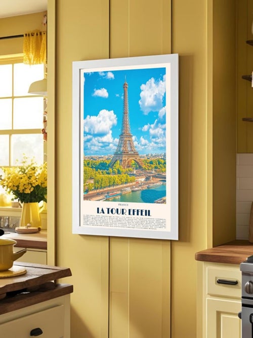 Posters de nos Régions - Affiche - Tour Eiffel - Kiabi