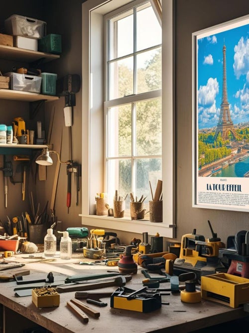 Posters de nos Régions - Affiche - Tour Eiffel - Kiabi