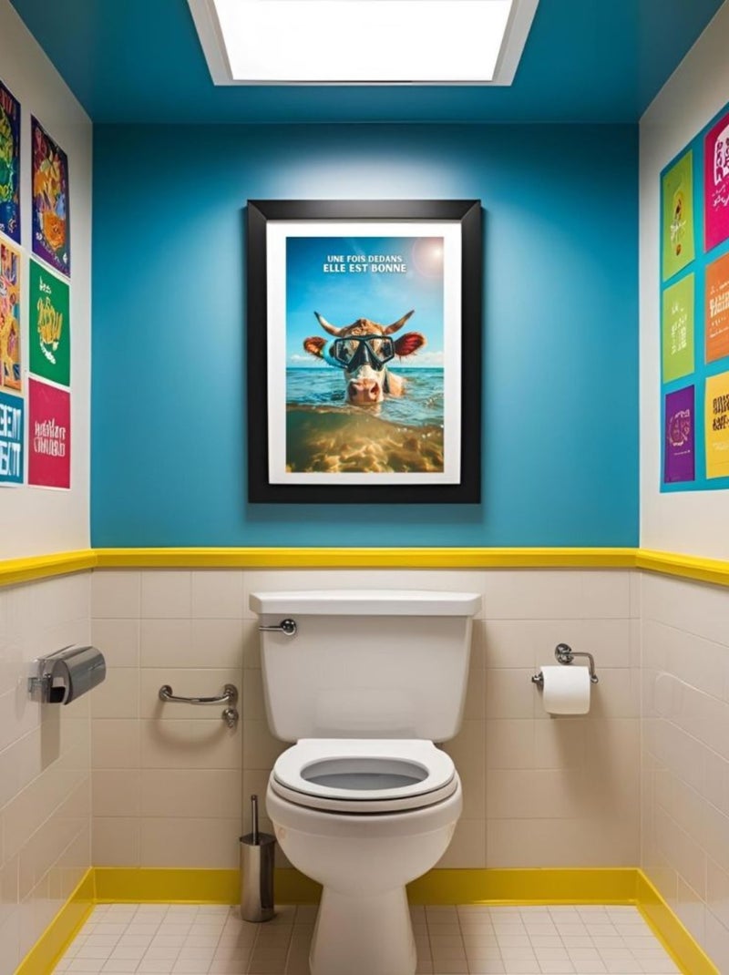 Posters de nos Régions - Affiche - Une fois dedans elle est bonne Multicolore - Kiabi