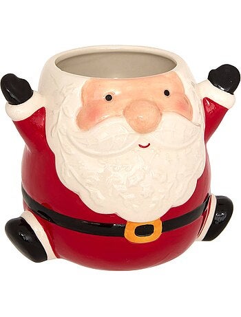 Pot à biscuits père noël h23,5 cm céramique
