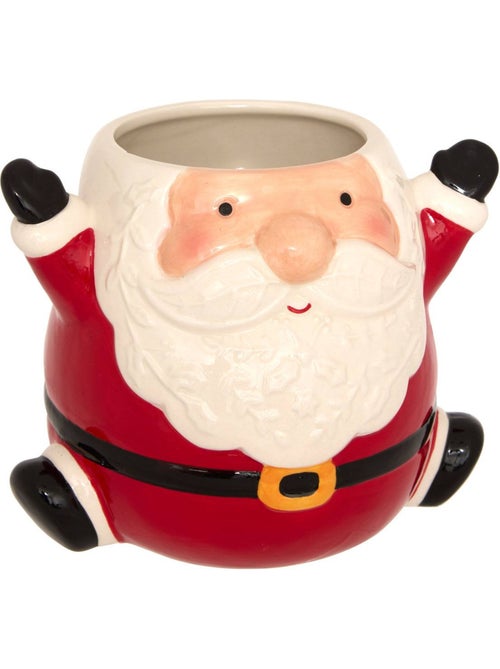 Pot à biscuits père noël h23,5 cm céramique - Kiabi