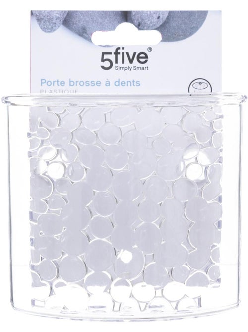 Pot à brosse à dents galet avec ventouse - Kiabi