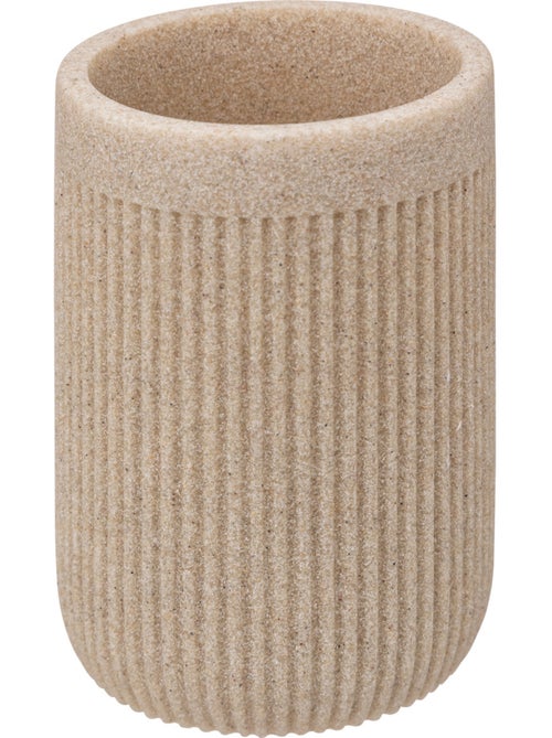 Pot à brosses à dents Lin ONYX - Kiabi