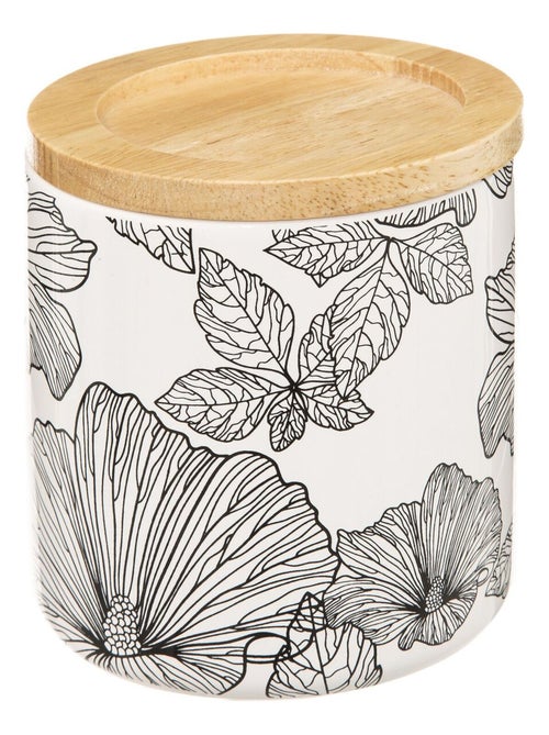 Pot à coton à motifs fleurs BLACKFLORA - Kiabi Pot à coton à motifs fleurs BLACKFLORA - Kiabi