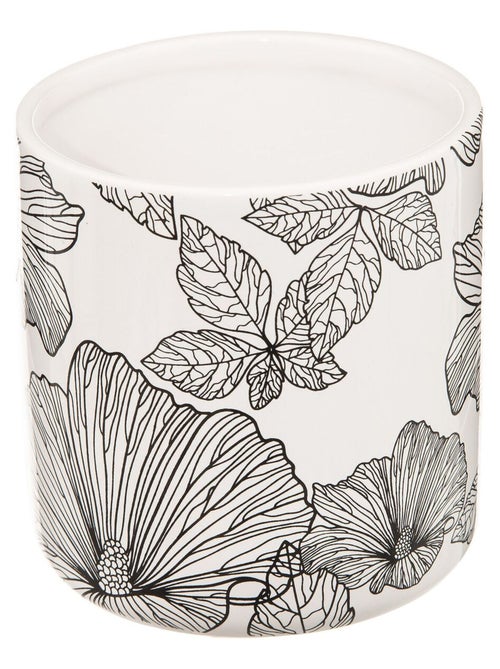 Pot à coton à motifs fleurs BLACKFLORA - Kiabi Pot à coton à motifs fleurs BLACKFLORA - Kiabi