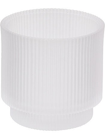 Pot à coton rond en verre solis