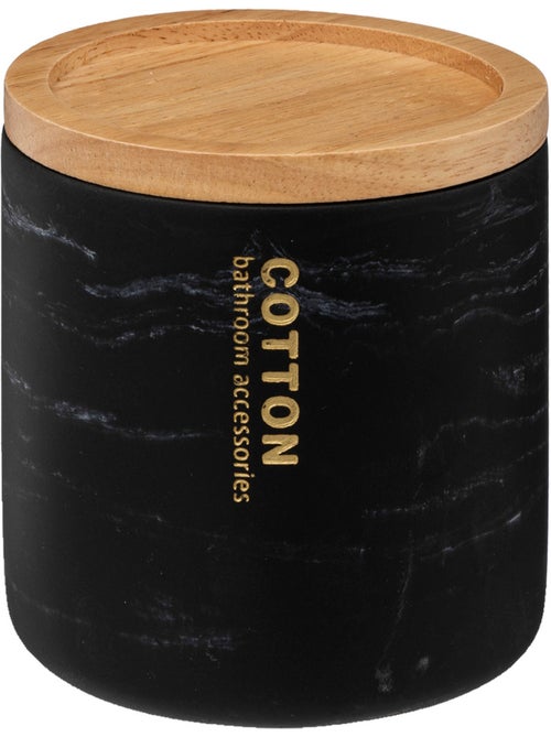 Pot à cotons couvercle LÉA - Kiabi