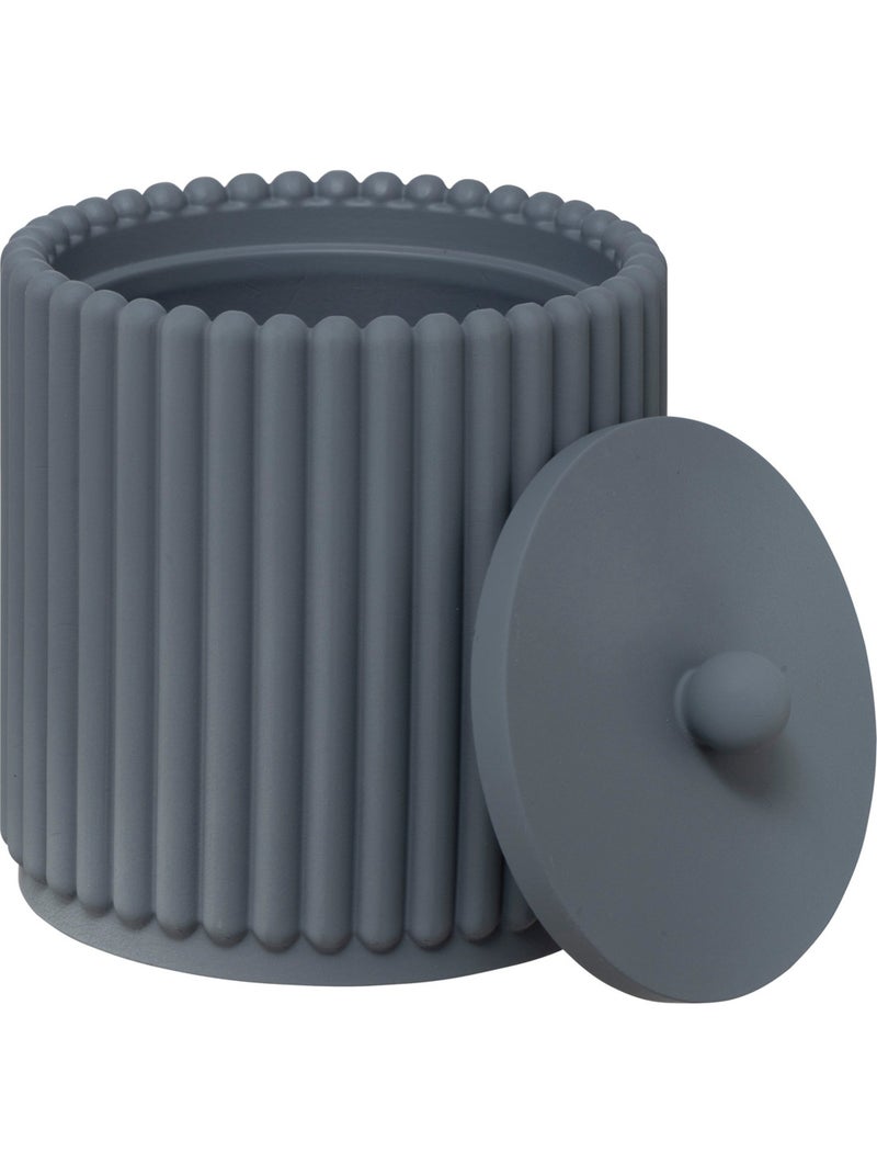 Pot à cotons design BONBON Gris - Kiabi
