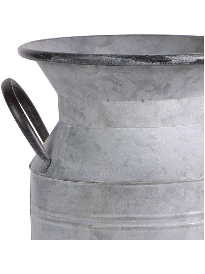 Pot à lait métal avec poignées Gris - Kiabi