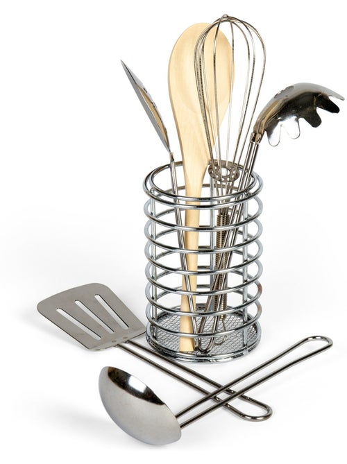 Pot avec ustensiles de cuisine - Kiabi Pot avec ustensiles de cuisine - Kiabi