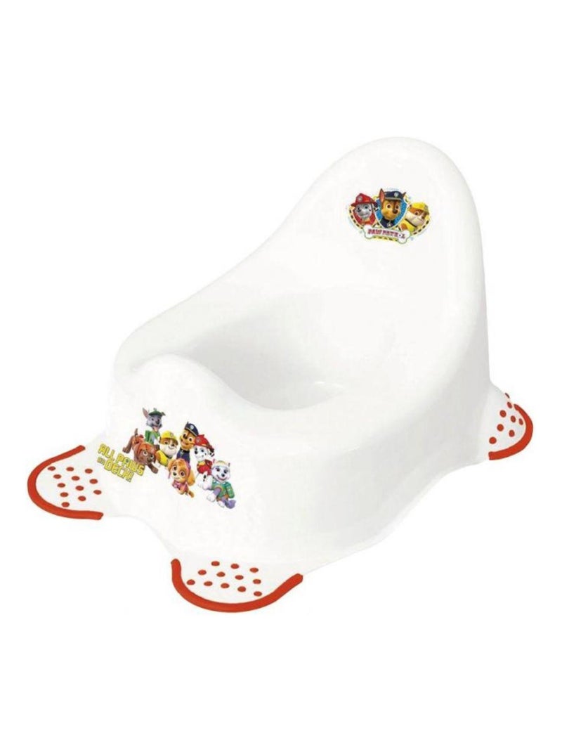 POT BÉBÉ À PIEDS ANTIDÉRAPANT DISNEY "PAW PATROL" Blanc Rouge Noir - Kiabi