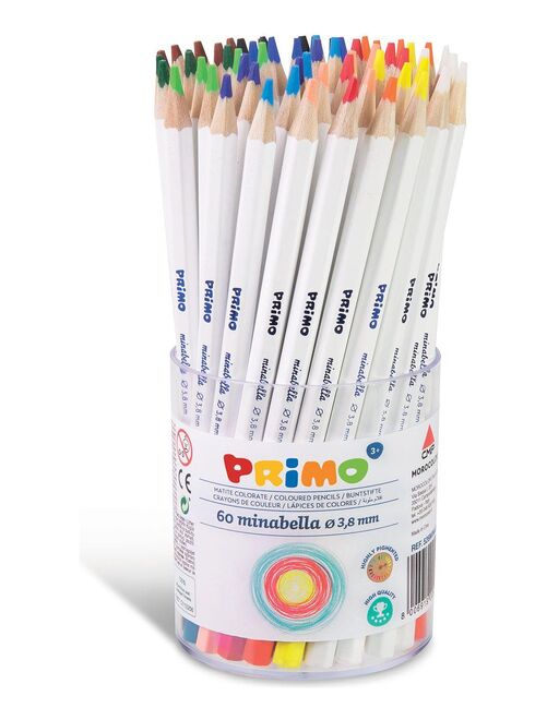 Pot de 60 crayons de couleur Minabella - Kiabi
