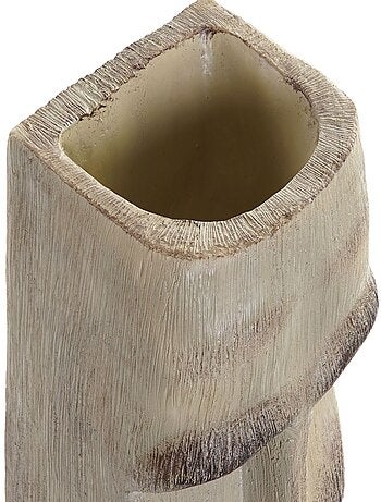 Pot de Fleur en résine Visage Beige