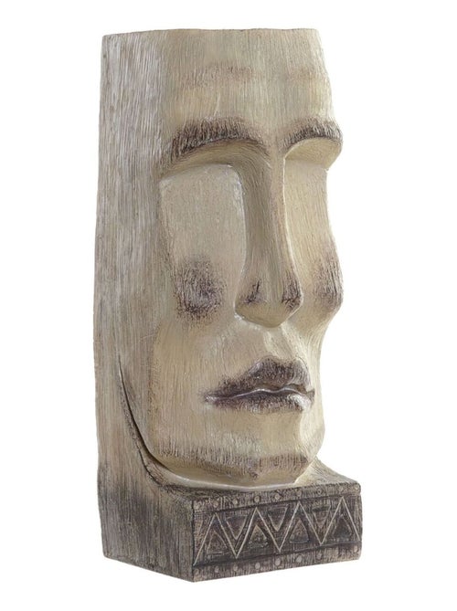 Pot de Fleur en résine Visage Beige - Kiabi