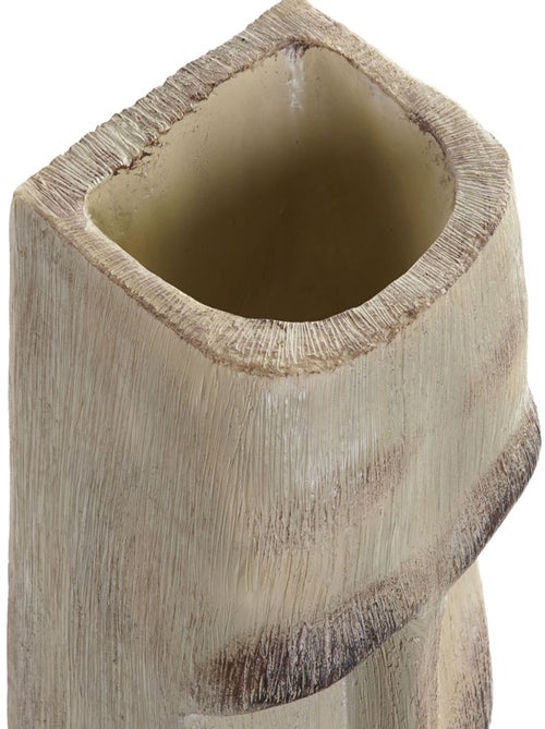 Pot de Fleur en résine Visage Beige - Kiabi