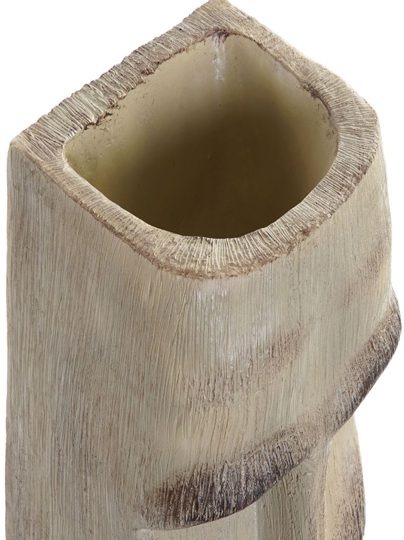 Pot de Fleur en résine Visage Beige Beige - Kiabi