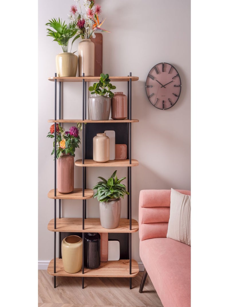 Pot de fleurs en métal avec intérieur coloré GRAND Vert - Kiabi