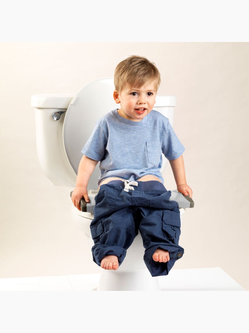 Pot de voyages POTETTE et réducteur de toilettes (2 en 1) Gris - Kiabi