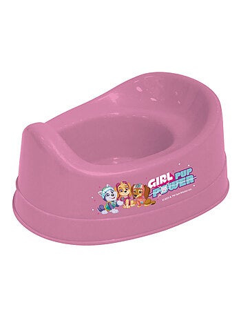 Pot en plastique - Pat'Patrouille - Rose - 26.5x22.5x20 cm
