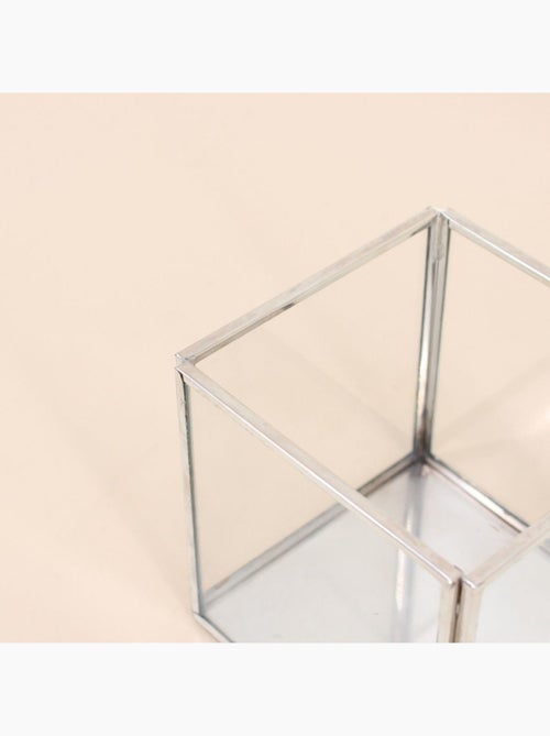 Pot en verre carré 10x10cm - Kiabi