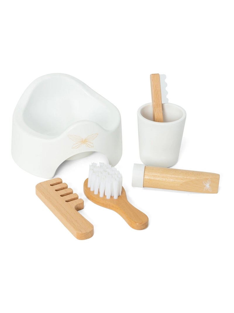 Pot et accessoires pour poupée Blanc - Kiabi