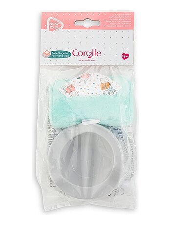 Pot et Lingette pour poupon 30 et 36 cm