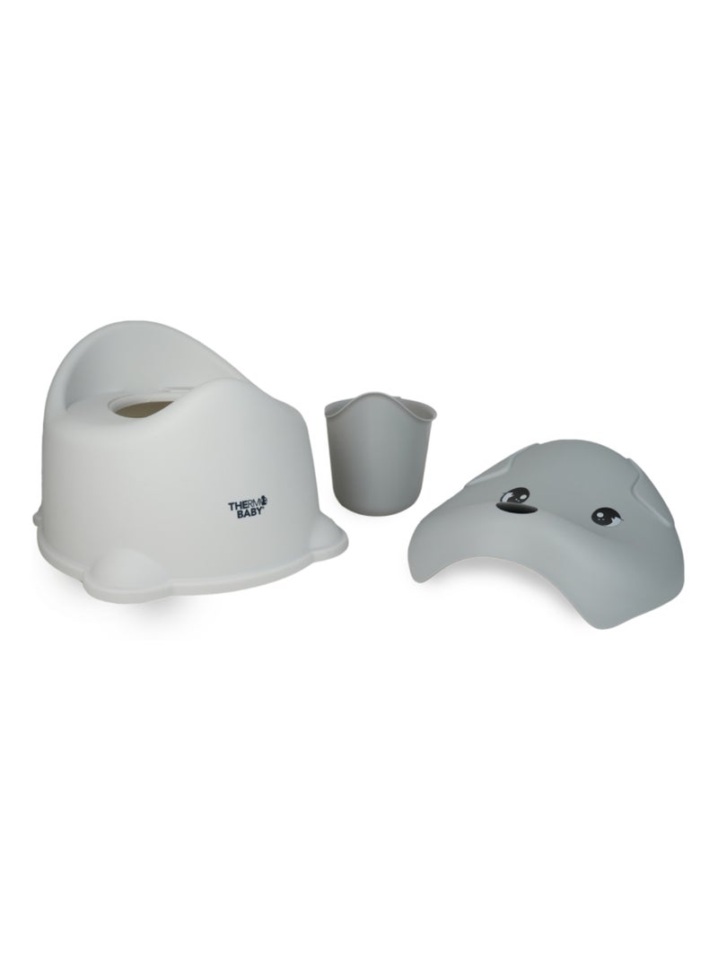 POT LUDIQUE CHIEN gris charme Gris - Kiabi