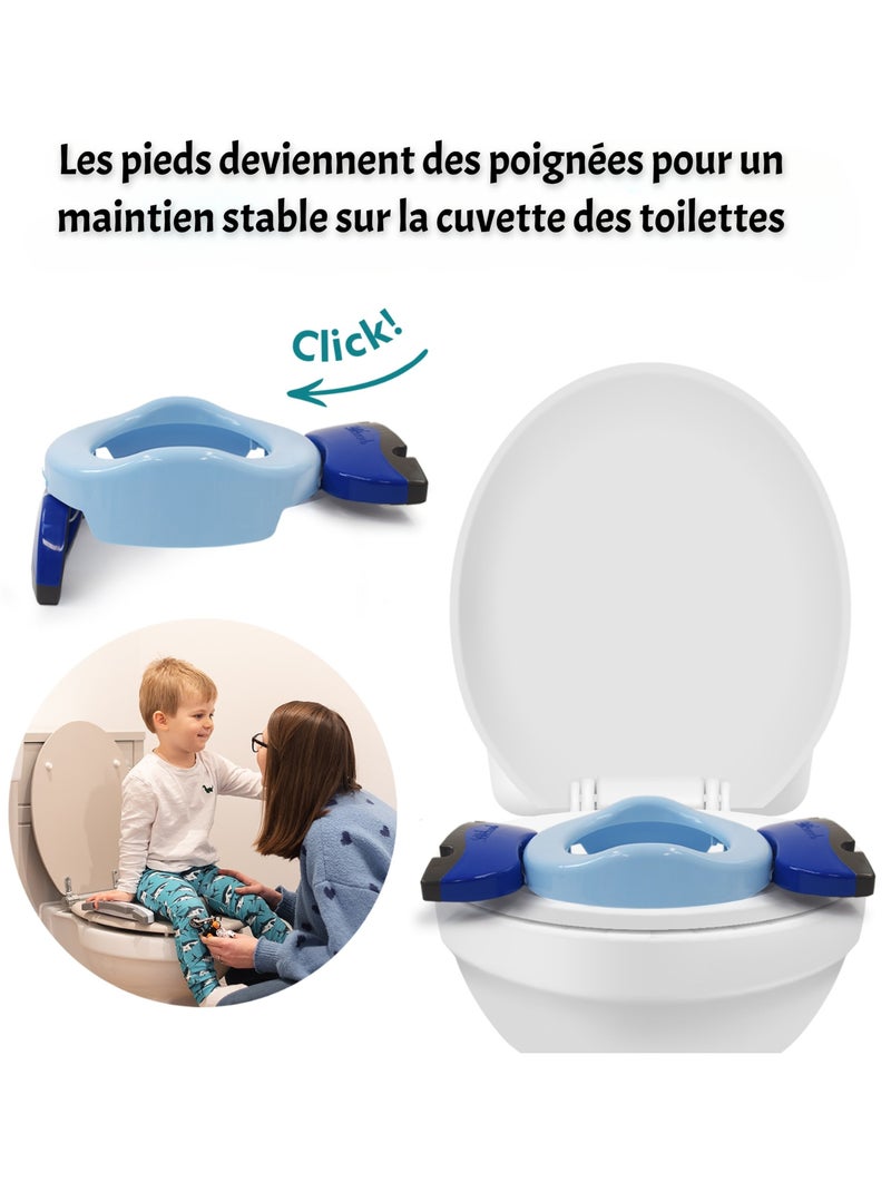 Pot nomade 2 en 1 réducteur de wc Gris - Kiabi