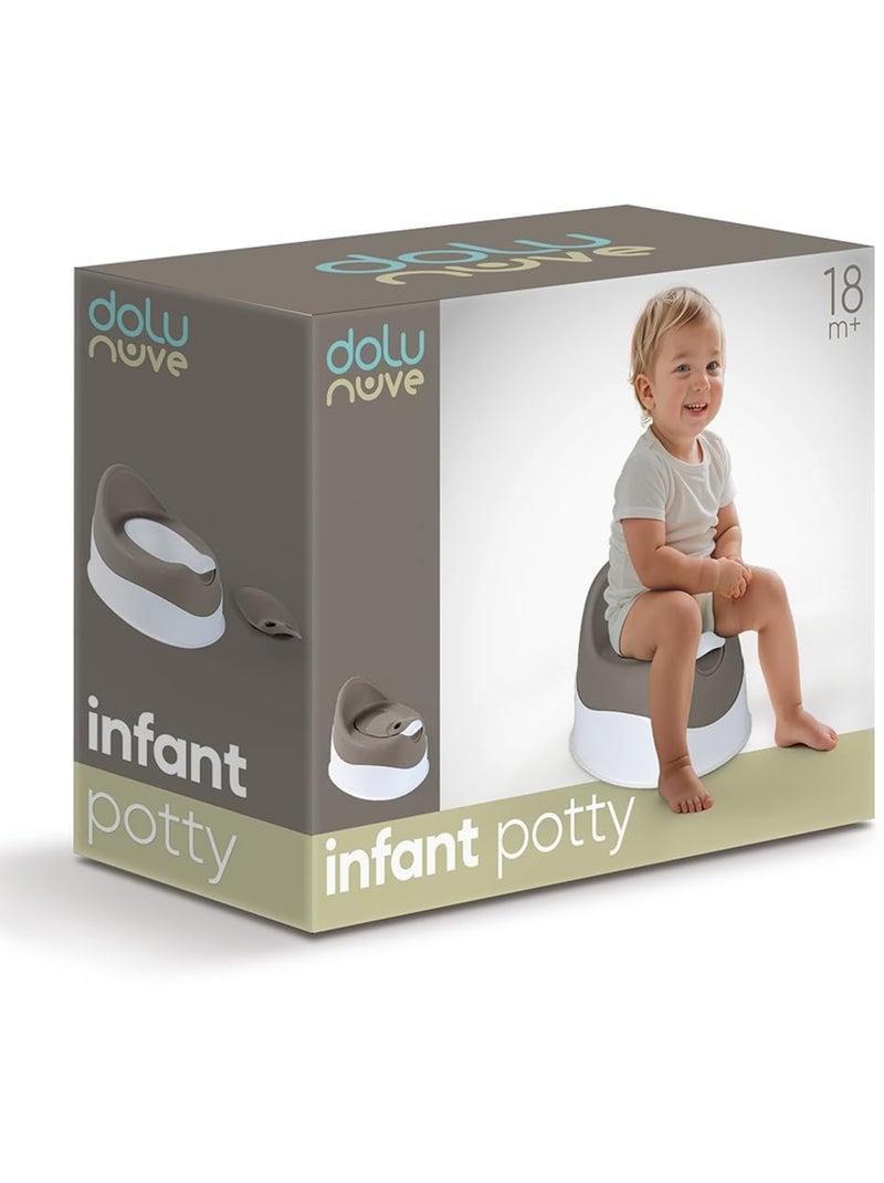 Pot pour enfant - couvercle amovible Gris - Kiabi