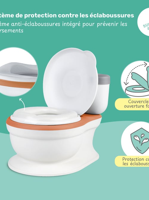 Pot réaliste pour apprentissage de la propreté - avec son | SUPERBE BEBE - Kiabi Pot réaliste pour apprentissage de la propreté - avec son | SUPERBE BEBE - Kiabi