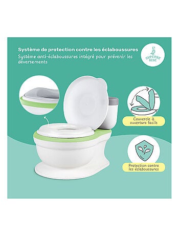 Pot réaliste pour apprentissage de la propreté - avec son | SUPERBE BEBE