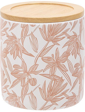 Pot rond en dolomite bloom