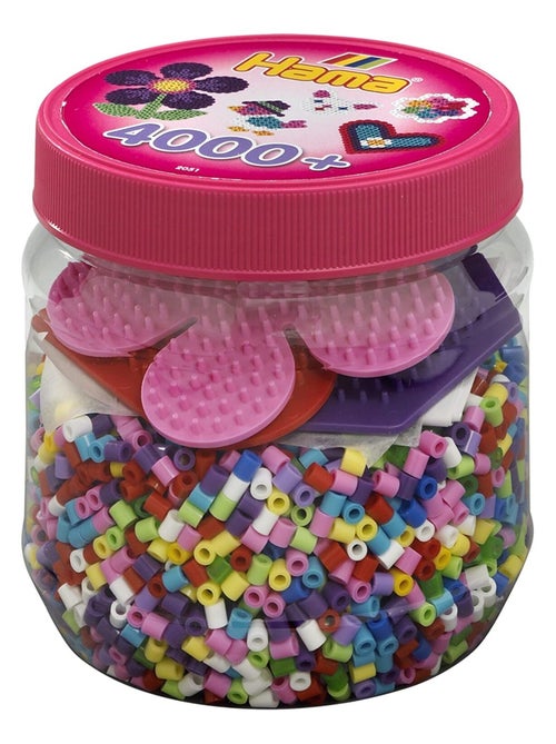 Pot rose 4000 perles plastique Midi - Kiabi