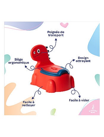 Pot toilette bébé - DINO | SUPERBE BEBE