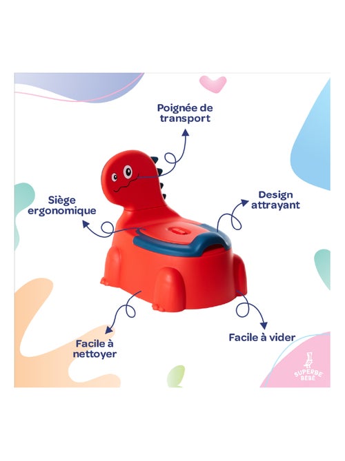 Pot toilette bébé - DINO | SUPERBE BEBE - Kiabi
