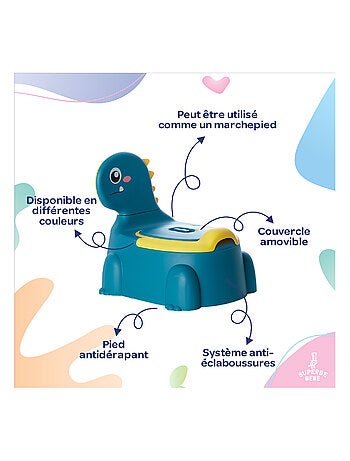 Pot toilette bébé - DINO | SUPERBE BEBE