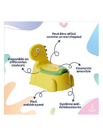 Pot toilette bébé - DINO | SUPERBE BEBE