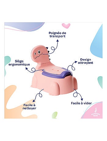 Pot toilette bébé - DINO | SUPERBE BEBE
