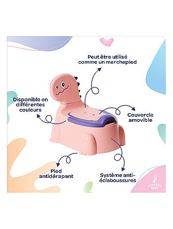 Pot toilette bébé - DINO | SUPERBE BEBE